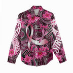 Breast Cancer Australian Aboriginal Women Casual Shirt I Wear Pink Because I Love My Cousin