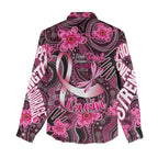 Breast Cancer Australian Aboriginal Women Casual Shirt I Wear Pink Because I Love My Cousin