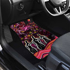 Breast Cancer Aboriginal Car Mats Australian Indigenous Never Give Up - Faith Hope Love