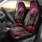 Breast Cancer Aboriginal Car Seat Cover Australian Indigenous Never Give Up - Faith Hope Love