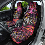 Breast Cancer Aboriginal Car Seat Cover Australian Indigenous Never Give Up - Faith Hope Love