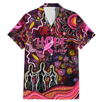 Breast Cancer Aboriginal Family Matching Mermaid Dress and Hawaiian Shirt Australian Indigenous Never Give Up - Faith Hope Love