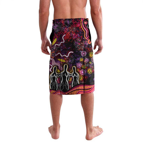 Breast Cancer Aboriginal Lavalava Australian Indigenous Never Give Up - Faith Hope Love