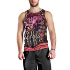 Breast Cancer Aboriginal Men Tank Top Australian Indigenous Never Give Up - Faith Hope Love