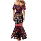 Breast Cancer Aboriginal Mermaid Dress Australian Indigenous Never Give Up - Faith Hope Love