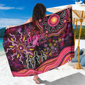 Breast Cancer Aboriginal Sarong Australian Indigenous Never Give Up - Faith Hope Love