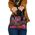 Breast Cancer Aboriginal Shoulder Handbag Australian Indigenous Never Give Up - Faith Hope Love