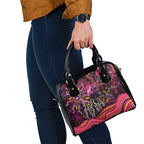 Breast Cancer Aboriginal Shoulder Handbag Australian Indigenous Never Give Up - Faith Hope Love