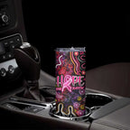 Breast Cancer Aboriginal Skinny Tumbler Australian Indigenous Never Give Up - Faith Hope Love