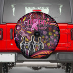 Breast Cancer Aboriginal Spare Tire Cover Australian Indigenous Never Give Up - Faith Hope Love