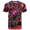 Breast Cancer Aboriginal T Shirt Australian Indigenous Never Give Up - Faith Hope Love