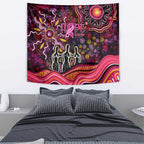 Breast Cancer Aboriginal Tapestry Australian Indigenous Never Give Up - Faith Hope Love