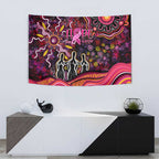 Breast Cancer Aboriginal Tapestry Australian Indigenous Never Give Up - Faith Hope Love