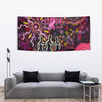 Breast Cancer Aboriginal Tapestry Australian Indigenous Never Give Up - Faith Hope Love