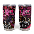 Breast Cancer Aboriginal Tumbler Cup Australian Indigenous Never Give Up - Faith Hope Love