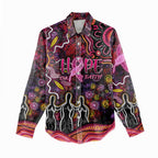 Breast Cancer Aboriginal Women Casual Shirt Australian Indigenous Never Give Up - Faith Hope Love