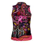 Breast Cancer Aboriginal Women Sleeveless Polo Shirt Australian Indigenous Never Give Up - Faith Hope Love