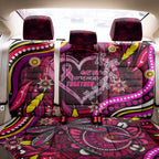 Breast Cancer Dragonfly Aboriginal Back Car Seat Cover We're Stronger Together