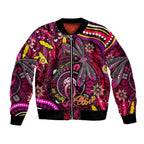 Breast Cancer Dragonfly Aboriginal Bomber Jacket We're Stronger Together