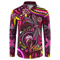 Breast Cancer Dragonfly Aboriginal Button Sweatshirt We're Stronger Together