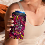 Breast Cancer Dragonfly Aboriginal 4 in 1 Can Cooler Tumbler We're Stronger Together