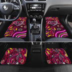 Breast Cancer Dragonfly Aboriginal Car Mats We're Stronger Together