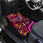 Breast Cancer Dragonfly Aboriginal Car Mats We're Stronger Together