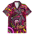 Breast Cancer Dragonfly Aboriginal Family Matching Mermaid Dress and Hawaiian Shirt We're Stronger Together