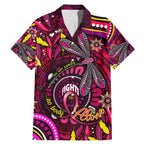 Breast Cancer Dragonfly Aboriginal Family Matching Mermaid Dress and Hawaiian Shirt We're Stronger Together