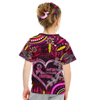 Breast Cancer Dragonfly Aboriginal Kid T Shirt We're Stronger Together