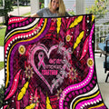 Breast Cancer Dragonfly Aboriginal Quilt We're Stronger Together