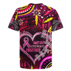 Breast Cancer Dragonfly Aboriginal Rugby Jersey We're Stronger Together