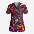 Breast Cancer Dragonfly Aboriginal Scrub Top We're Stronger Together - Aussie Hoodie