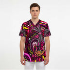 Breast Cancer Dragonfly Aboriginal Scrub Top We're Stronger Together - Aussie Hoodie