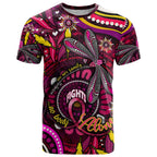 Breast Cancer Dragonfly Aboriginal T Shirt We're Stronger Together