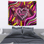 Breast Cancer Dragonfly Aboriginal Tapestry We're Stronger Together