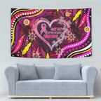Breast Cancer Dragonfly Aboriginal Tapestry We're Stronger Together