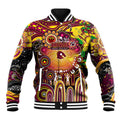 Personalised NAIDOC Week 2025 Broncos Rugby Baseball Jacket Aboriginal Dot Painting