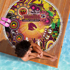 NAIDOC Week 2025 Broncos Rugby Beach Blanket Aboriginal Dot Painting