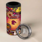 NAIDOC Week 2025 Broncos Rugby 4 in 1 Can Cooler Tumbler Aboriginal Dot Painting