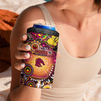 NAIDOC Week 2025 Broncos Rugby 4 in 1 Can Cooler Tumbler Aboriginal Dot Painting