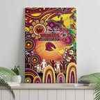 NAIDOC Week 2025 Broncos Rugby Canvas Wall Art Aboriginal Dot Painting