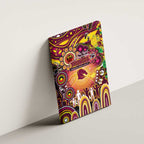 NAIDOC Week 2025 Broncos Rugby Canvas Wall Art Aboriginal Dot Painting