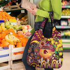 NAIDOC Week 2025 Broncos Rugby Grocery Bag Aboriginal Dot Painting