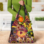NAIDOC Week 2025 Broncos Rugby Grocery Bag Aboriginal Dot Painting