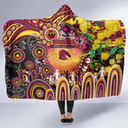NAIDOC Week 2025 Broncos Rugby Hooded Blanket Aboriginal Dot Painting