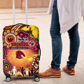 NAIDOC Week 2025 Broncos Rugby Luggage Cover Aboriginal Dot Painting