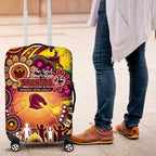 NAIDOC Week 2025 Broncos Rugby Luggage Cover Aboriginal Dot Painting