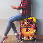 NAIDOC Week 2025 Broncos Rugby Luggage Cover Aboriginal Dot Painting
