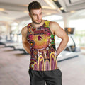Personalised NAIDOC Week 2025 Broncos Rugby Men Tank Top Aboriginal Dot Painting
